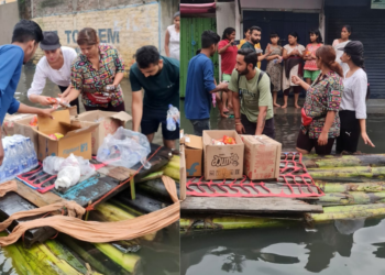 flood relief drive by Daman NGO